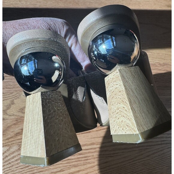 Alfani Magnolea Tan Peep‎ Toe Sandals With Cool Heels Women’s Size 6  Medium - Picture 11 of 11